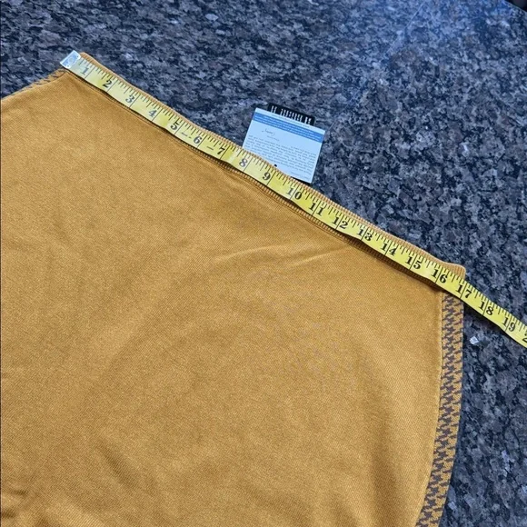 Antthony Mustard Knit cardigan with matching skirt NWT L - Picture 14 of 15